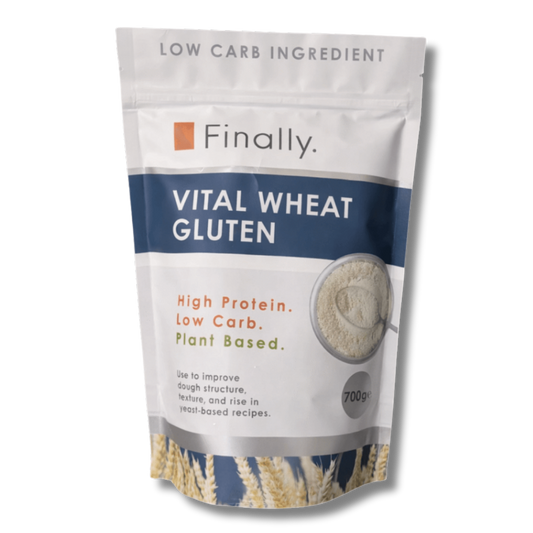 Package of Finally. Vital Wheat Gluten