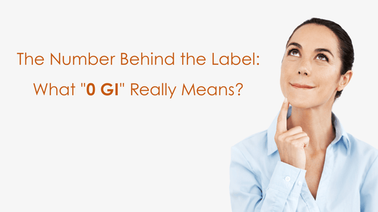 Explainer about 0 GI labels, the Glycaemic Index and low-carb sweeteners