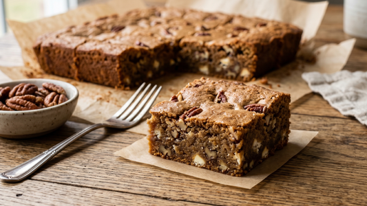 Keto Brown Butter Pecan Blondies
