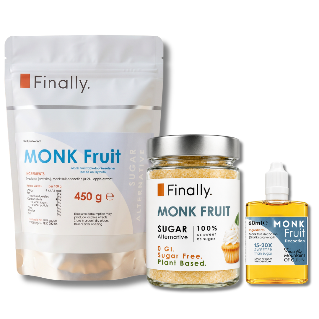 Finally. Monk Fruit Sweetener, keto 1:1 sugar alternative