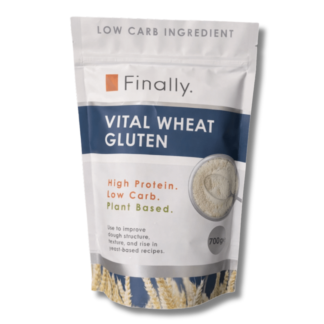 Package of Finally. Vital Wheat Gluten 
