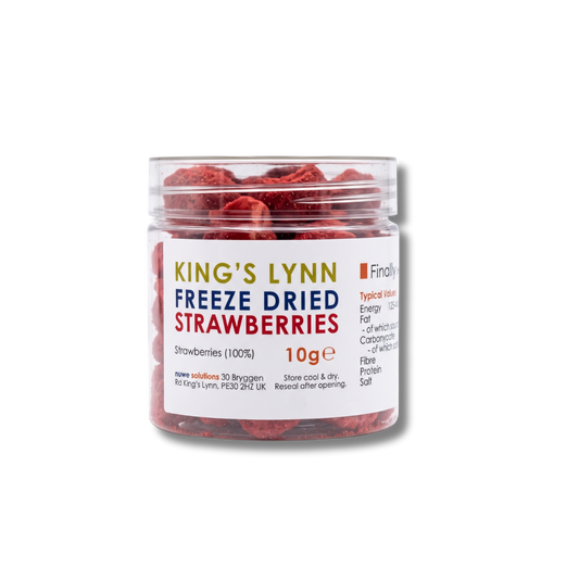 Finally. Norfolk Freeze Dried Strawberries 10g tub